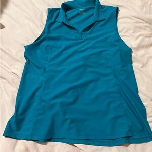 Vibrant Teal Sleeveless Top